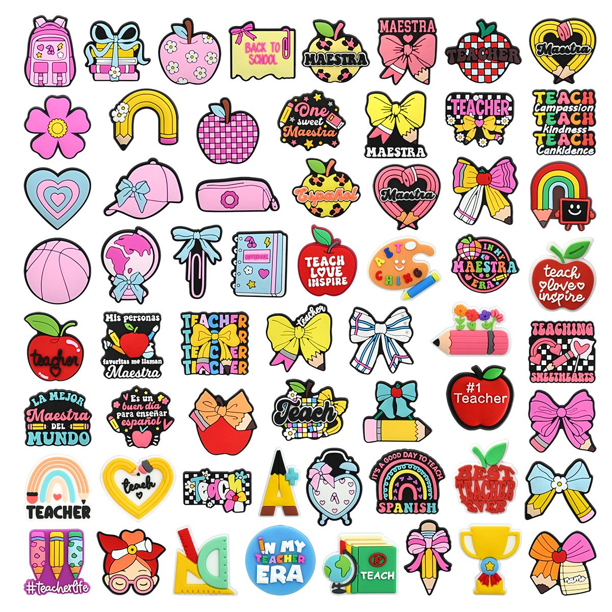 Informative Back to School Shoe Charms - Image 4