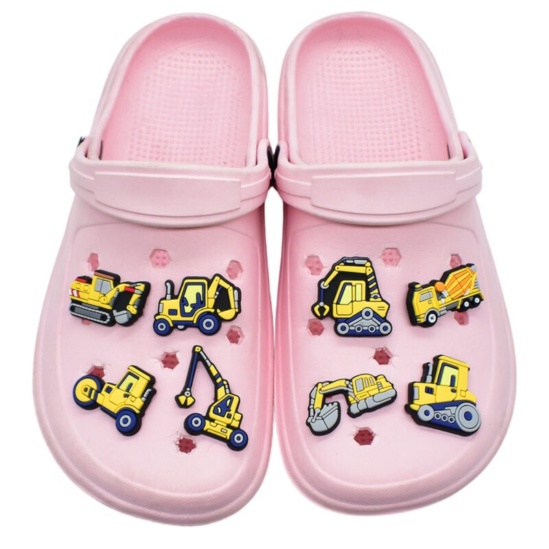 Insecure Construction Vehicle Shoe Charms