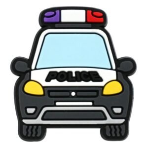 Creative Police Car Shoe Charms