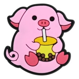 Animal Boba Shoe Charms