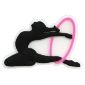 Creative Pink Dance Design Shoe Decoration