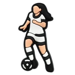 Soccer Girl Shoe Charms