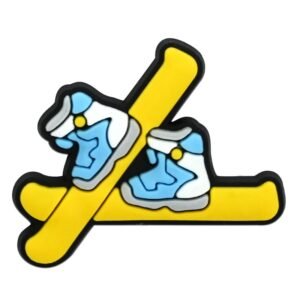 Snowboard PVC Shoe Charms