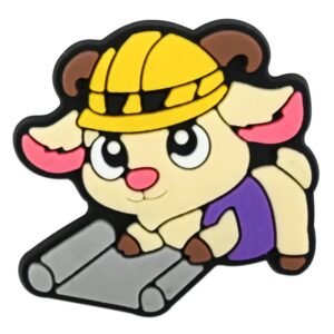 Worker Animal Design Shoe Decoration