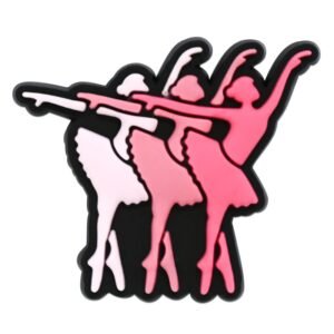 Pink Ballet Clog Charms