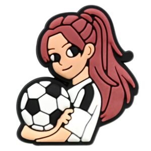 Soccer Girl Shoe Charms