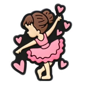 Pink Ballet Clog Charms
