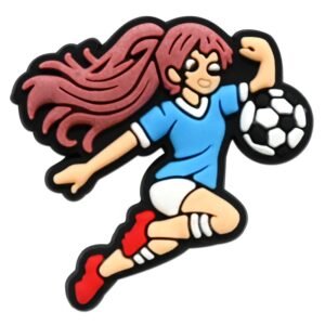 Soccer Girl Shoe Charms