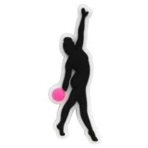 Creative Pink Dance Design Shoe Decoration