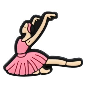 Pink Ballet Clog Charms