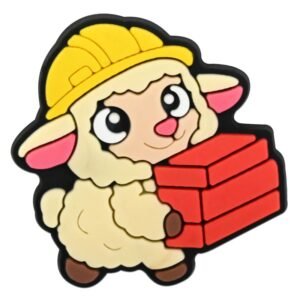 Worker Animal Design Shoe Decoration