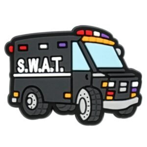 Creative Police Car Shoe Charms