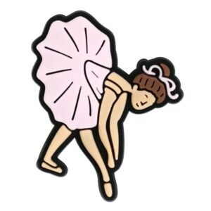 Pink Ballet Clog Charms