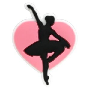 Creative Pink Dance Design Shoe Decoration