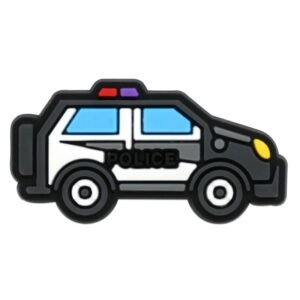 Creative Police Car Shoe Charms