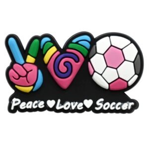Soccer Girl Shoe Charms