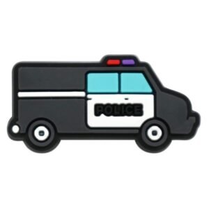 Creative Police Car Shoe Charms