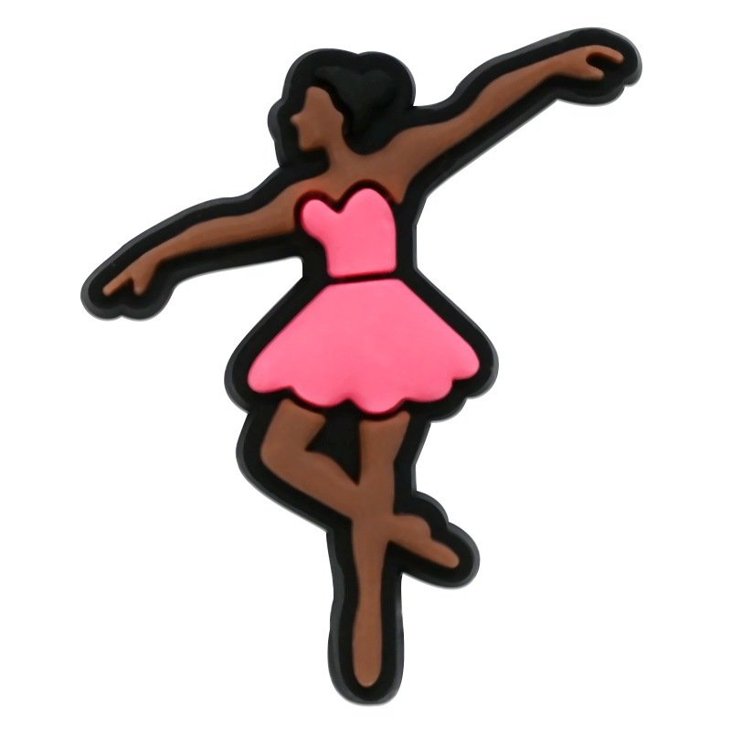 Creative Pink Ballet Clog Charms - Image 5
