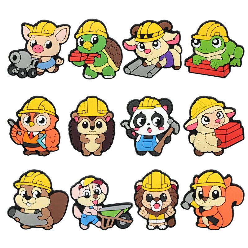 Creative Worker Animal Design Shoe Decoration