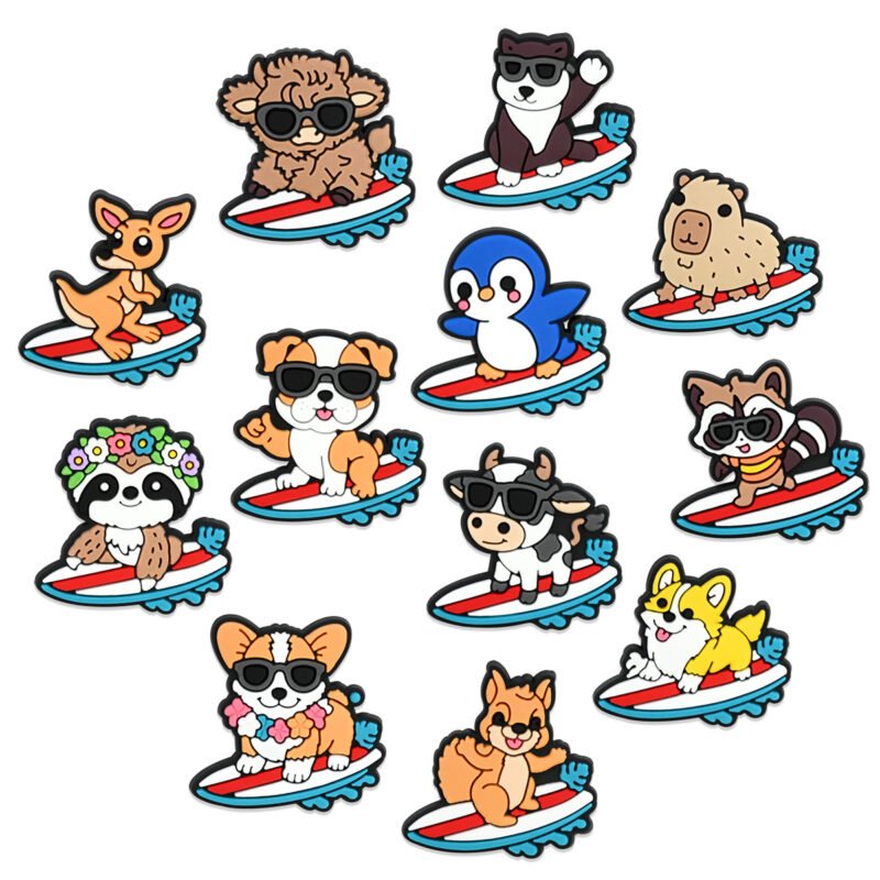 Creative Animal Skateboard Shoe Charms