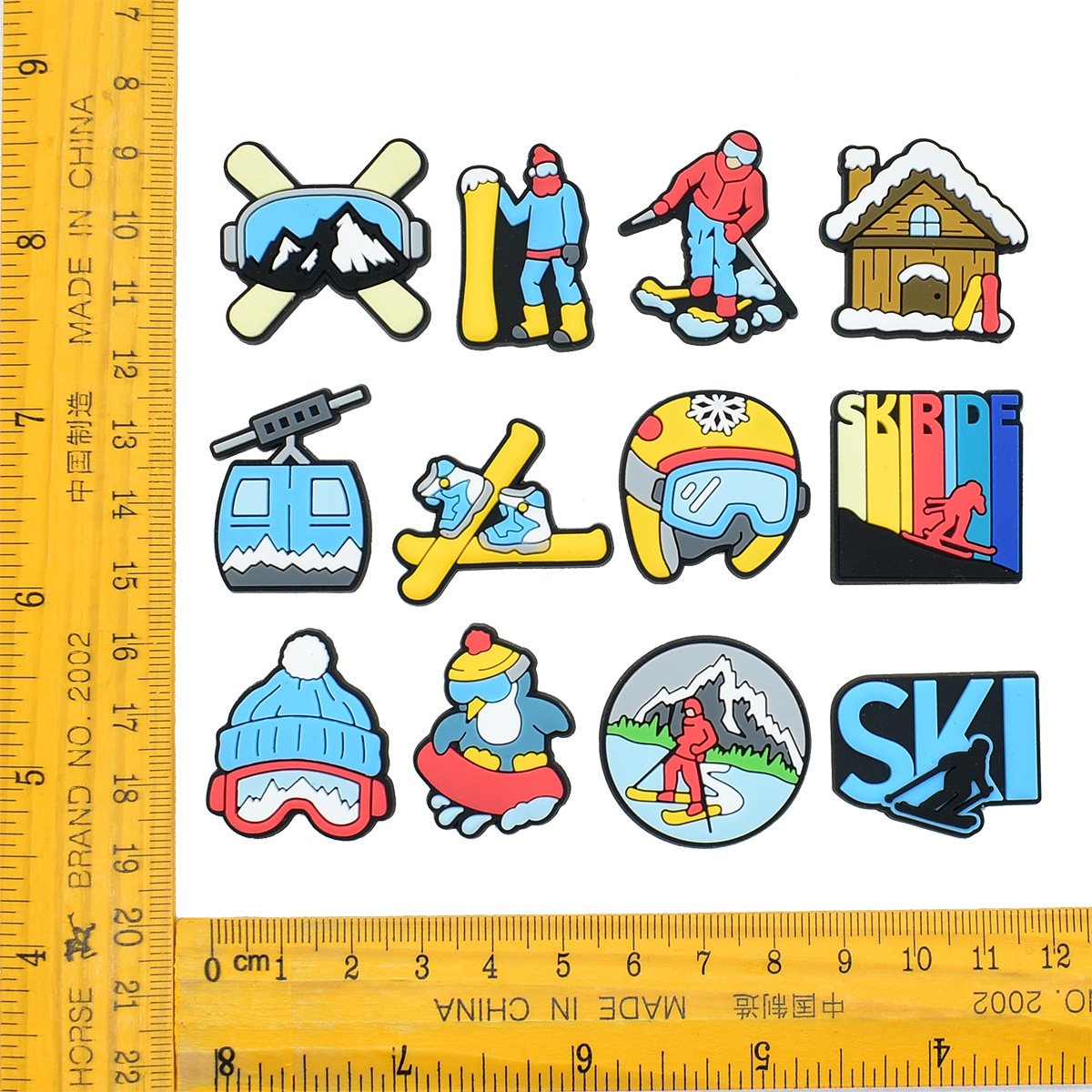 Creative Snowboard PVC Shoe Charms - Image 4