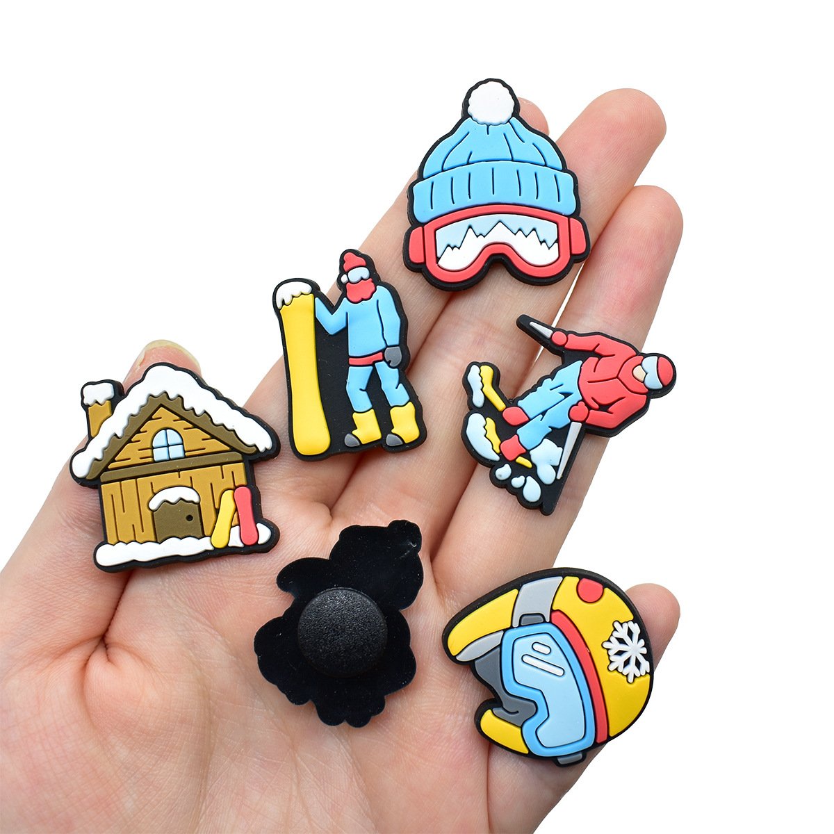 Creative Snowboard PVC Shoe Charms - Image 2