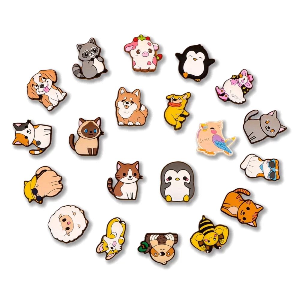 Cat Themed Shoe Charms