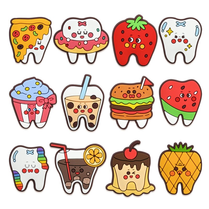 Exclusive Teeth Shoe Charms