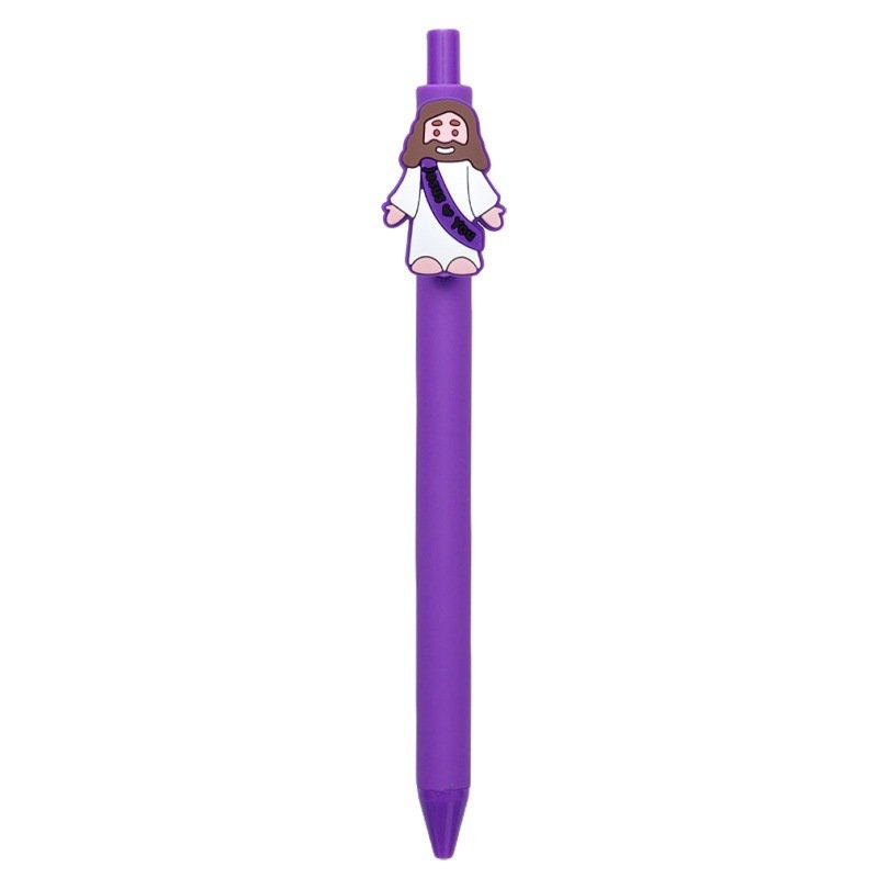 Jesus Retractable Gel Pen