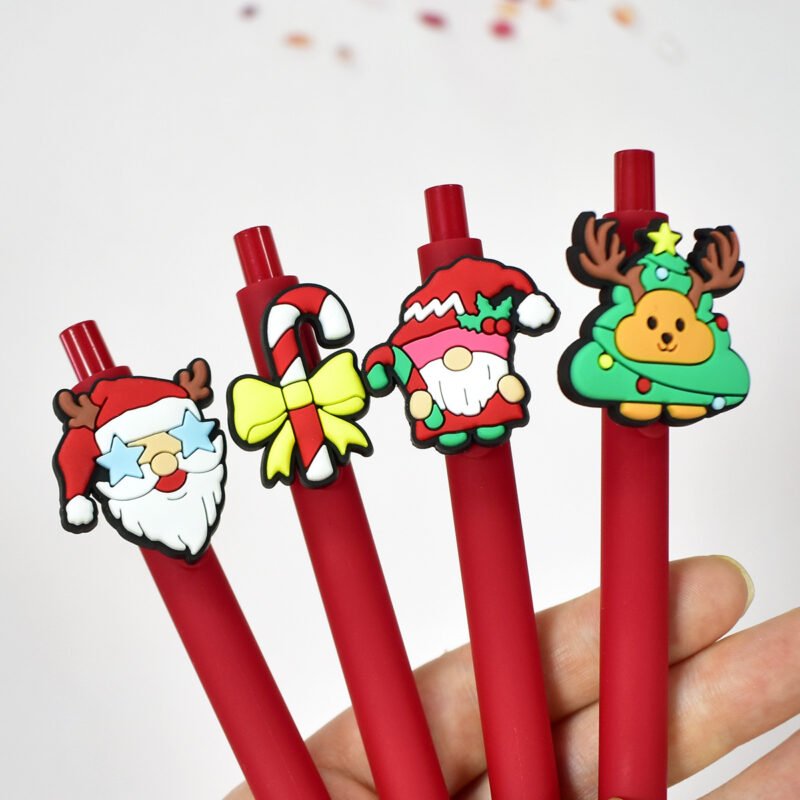 Delighted Christmas Cartoon Retractable Gel Pen