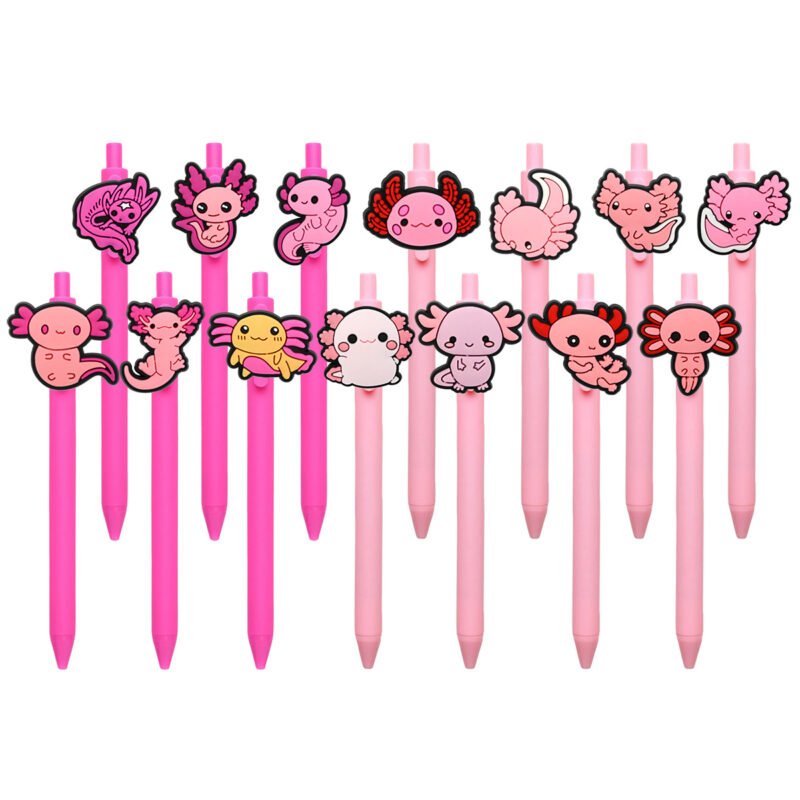 Dazzling Axolotl Retractable Ballpoint Pens