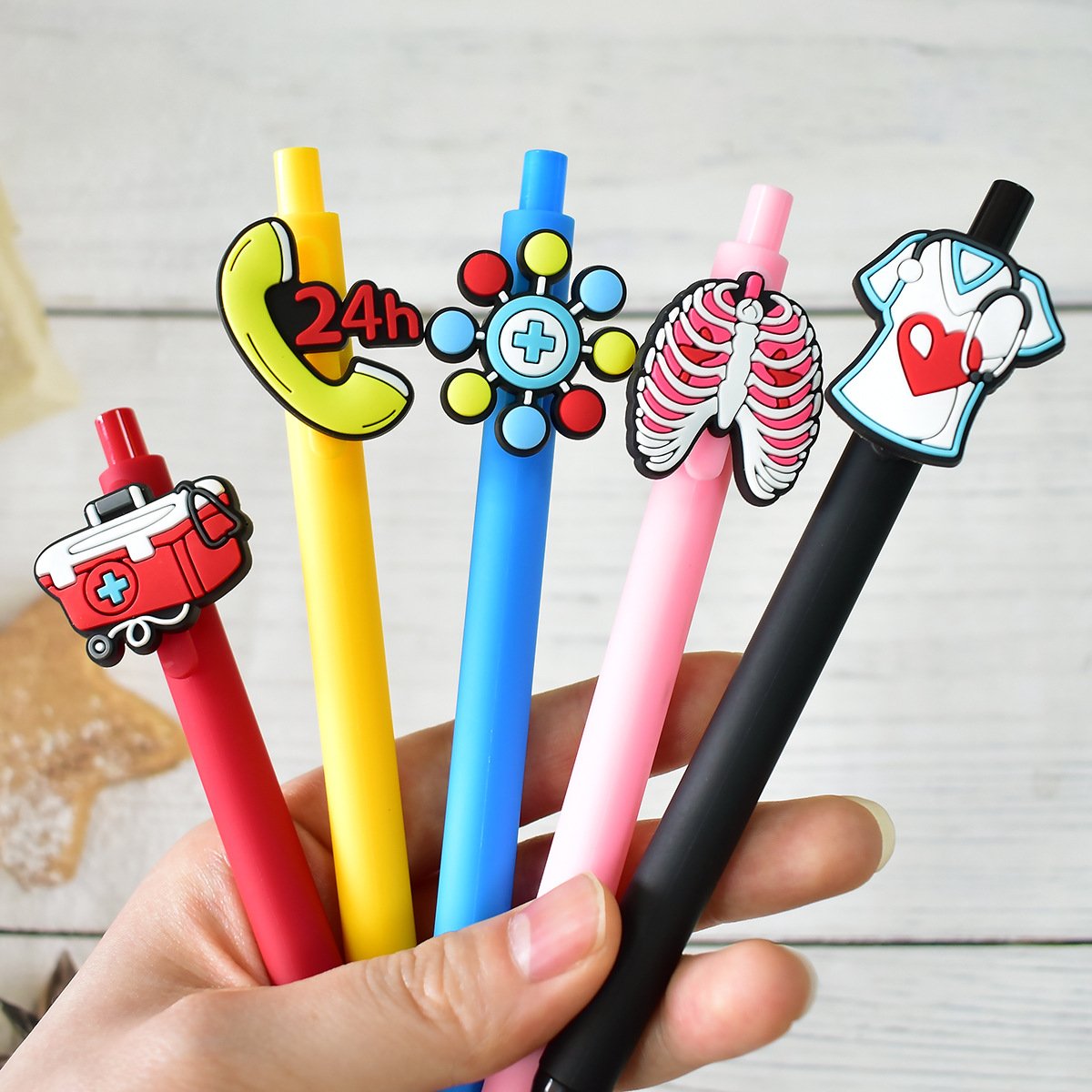 Dazzling Novelty Medical Nurse Doctor Gel Pens - Image 3