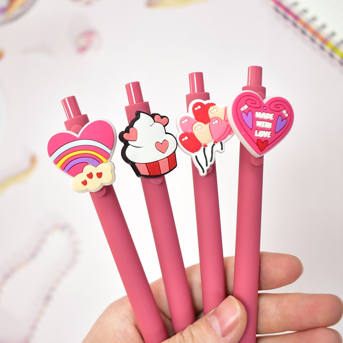 Dazzling Valentine's Day Cute Heart Gel Pens - Image 4