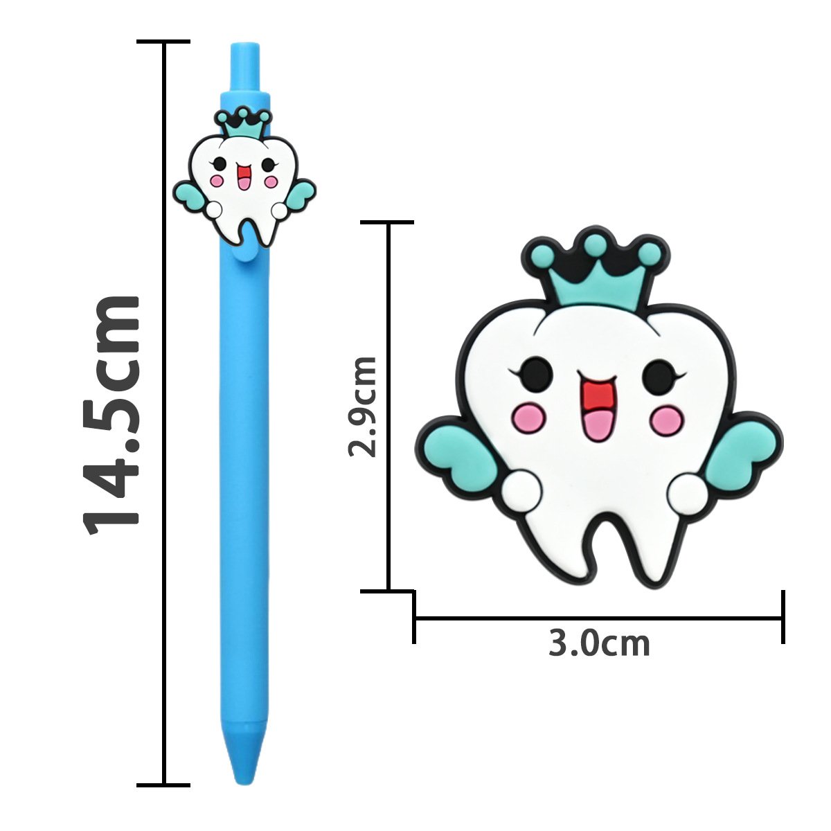 Dazzling Tooth Retractable Ballpoint Pens - Image 3