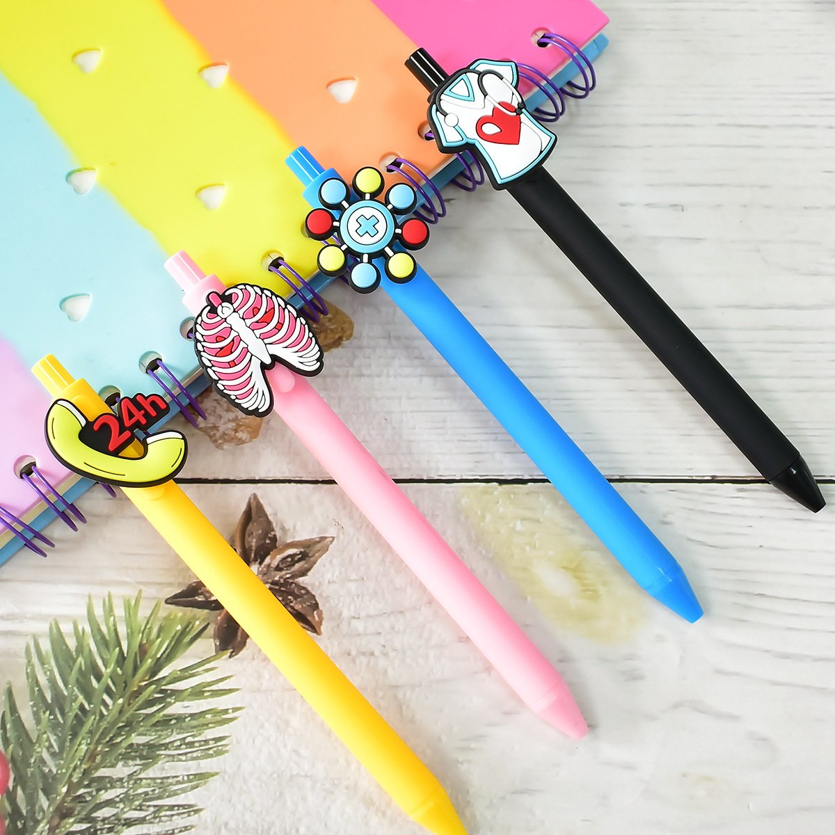 Dazzling Novelty Medical Nurse Doctor Gel Pens - Image 2