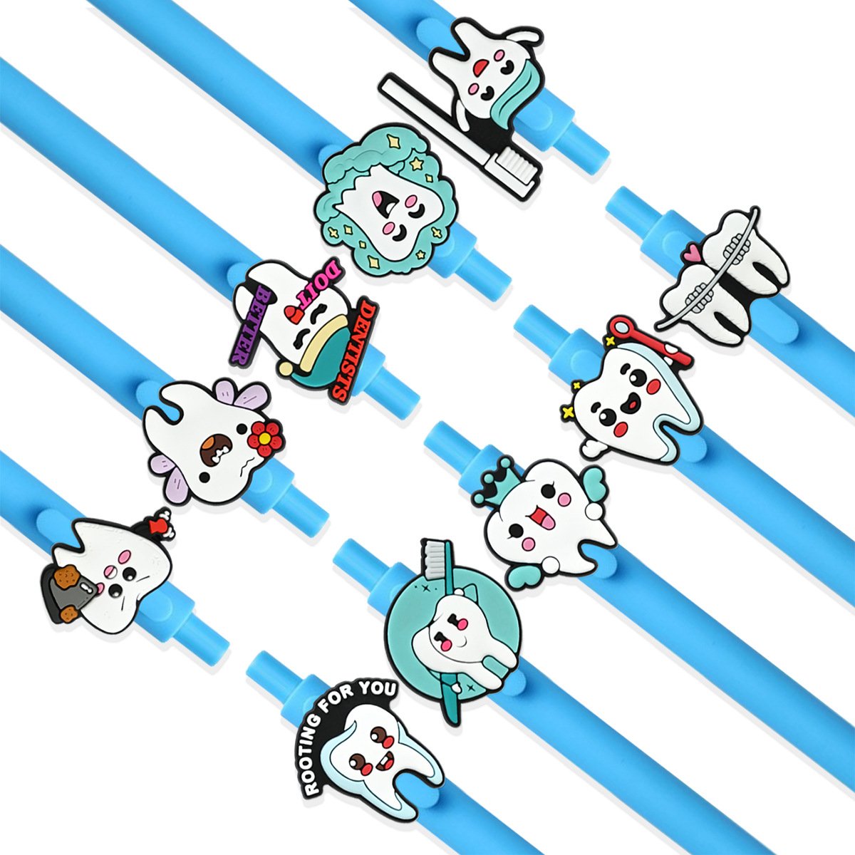 Dazzling Tooth Retractable Ballpoint Pens - Image 4