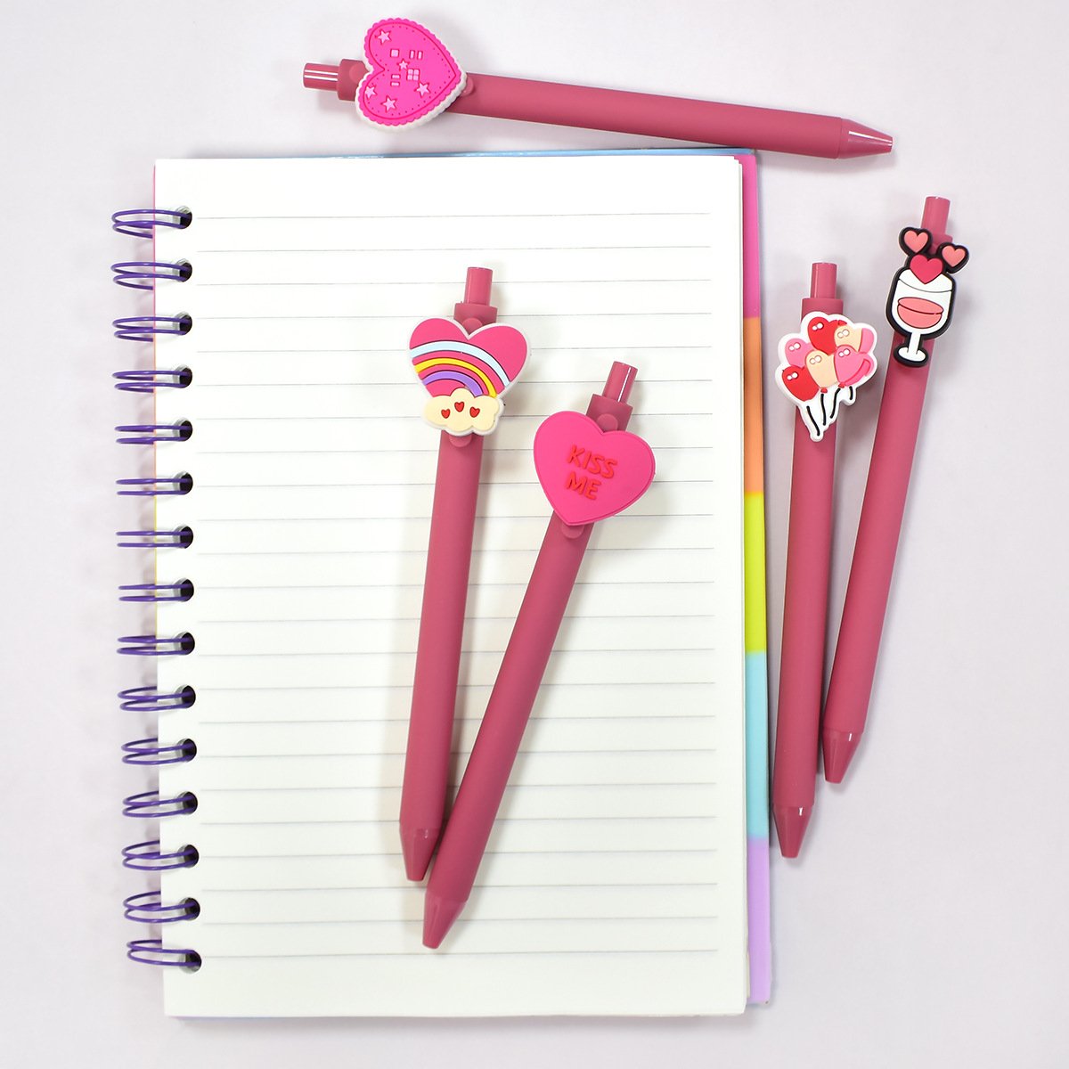 Dazzling Valentine's Day Cute Heart Gel Pens - Image 2