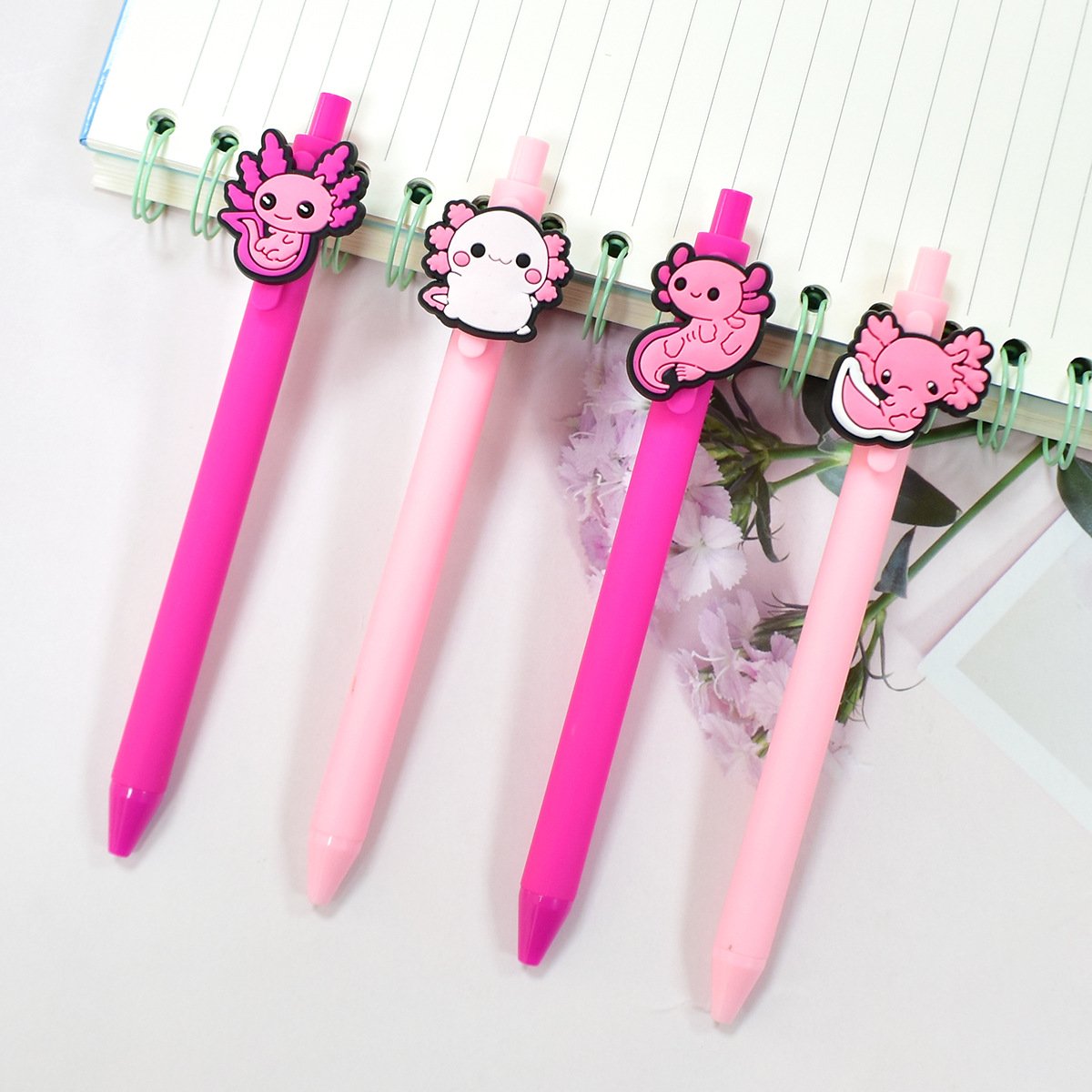 Dazzling Axolotl Retractable Ballpoint Pens - Image 2
